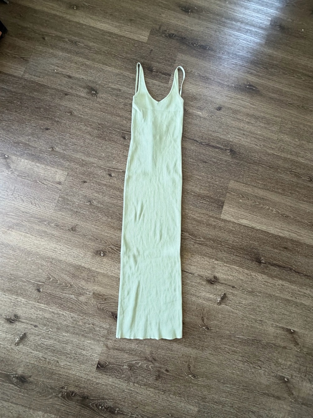 zara mint green dress | Dresses | Zara Ribbed Scoopneck Maxi color: Greens